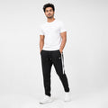 Men's 100 % Polyester Trouser - Black - 73989