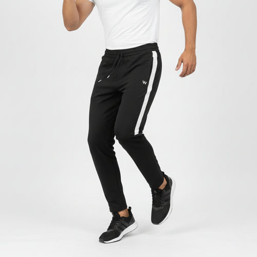 Men's 100 % Polyester Trouser - Black