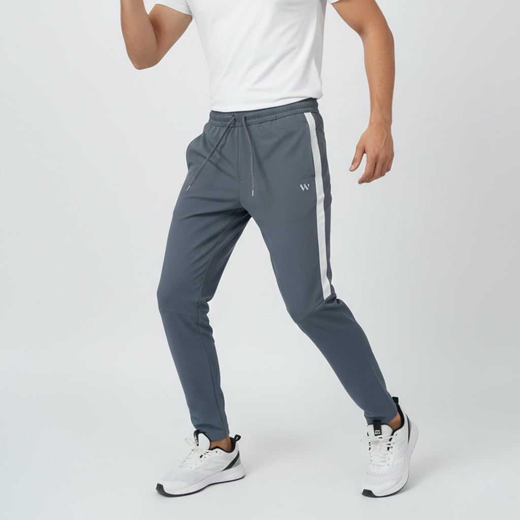 Men's 100 % Polyester Trouser - Charcoal - 73989