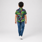 Winner Boys AOP letter Green Shirt 80257