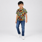 Winner Boys AOP letter Yellow Shirt 80257