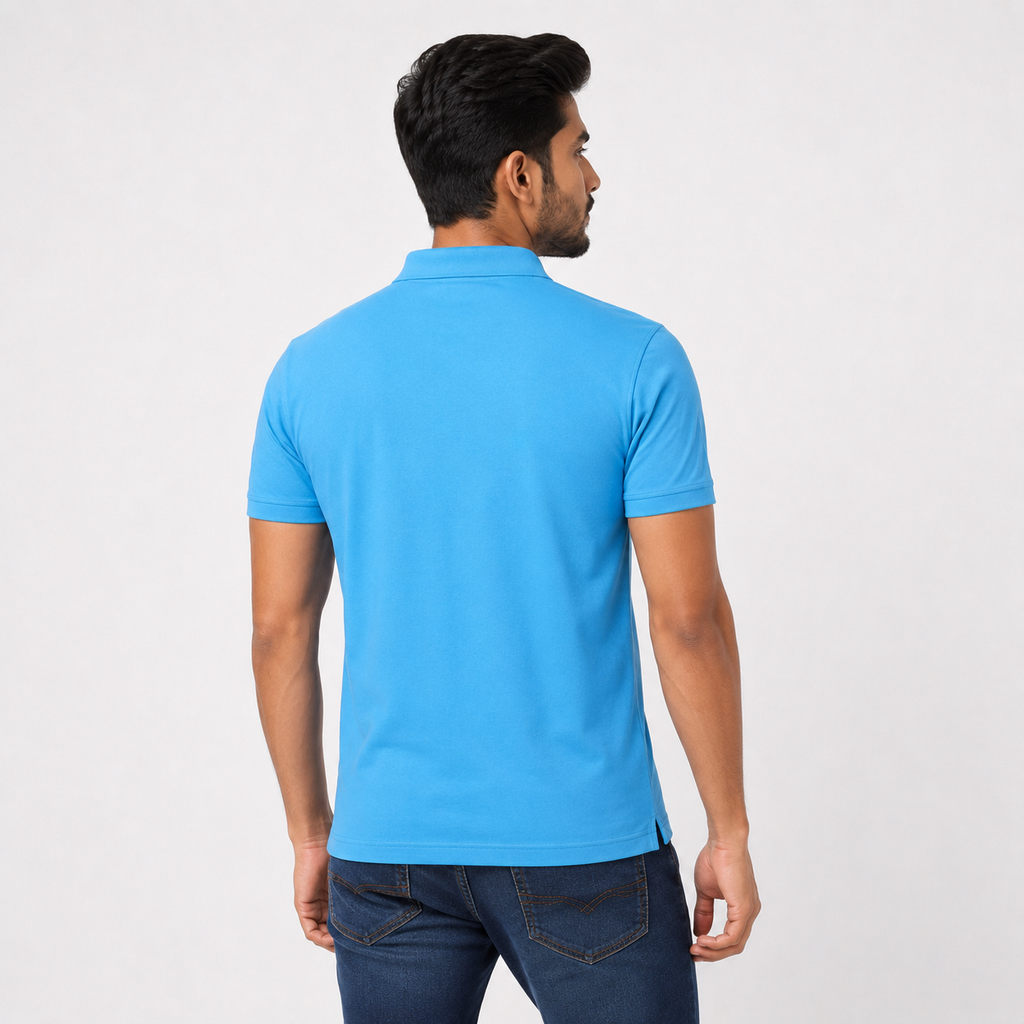 Winner Men's Air Blue Polo Shirt - 73888