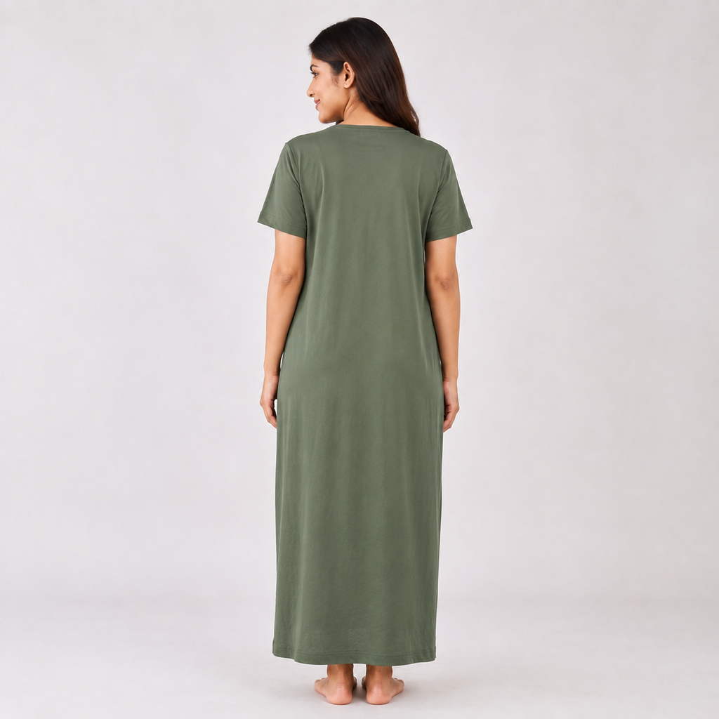 Winner Women's Army Green Nightwear - 73509