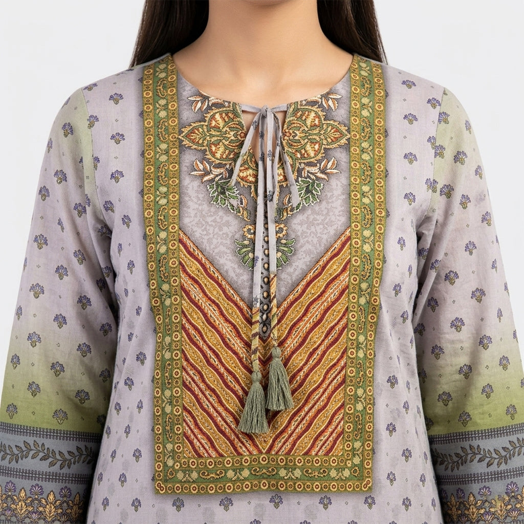 Winner's Ash Ladies Lawn 3 Pcs - 73228