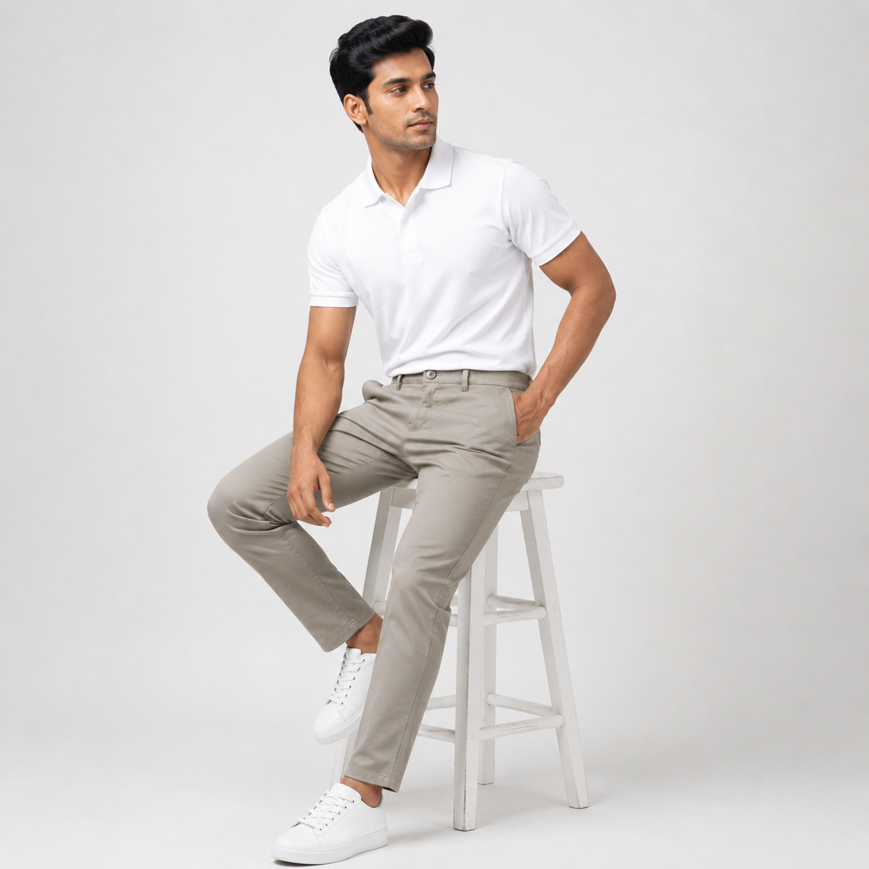 Winner' S Ash - 4 Men's Twill Trouser-73422
