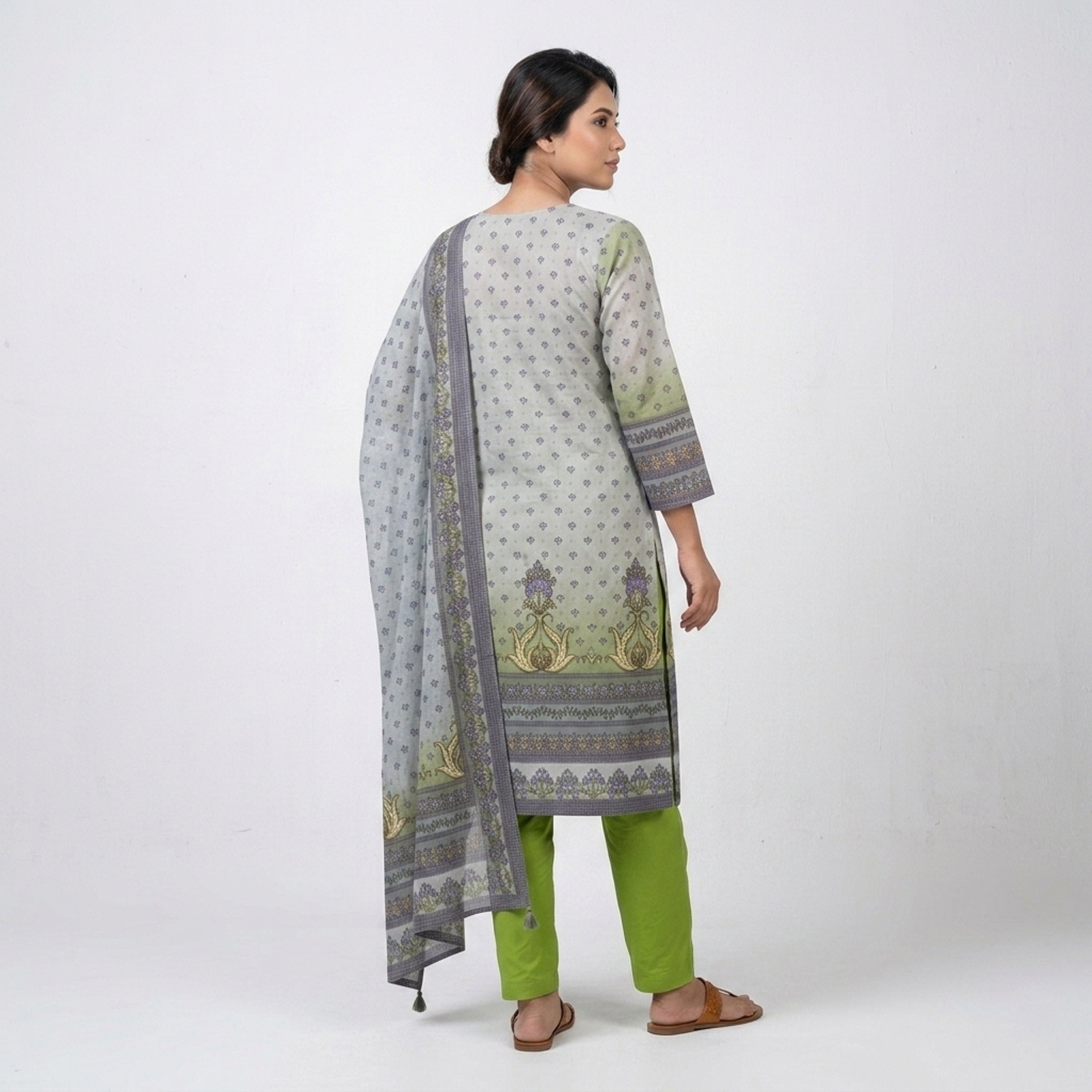 Winner's Ash Ladies Lawn 3 Pcs - 73228