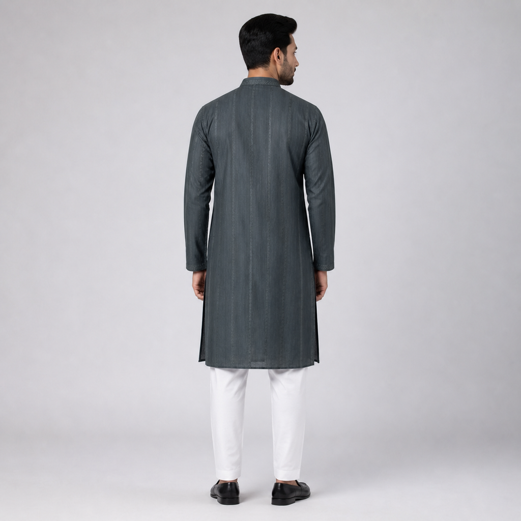 Winner Mens Ash  Panjabi - 73925