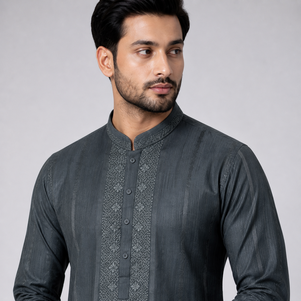Winner Mens Ash  Panjabi - 73925