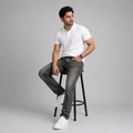 Winner Men's Ash Denim Pant - 73819