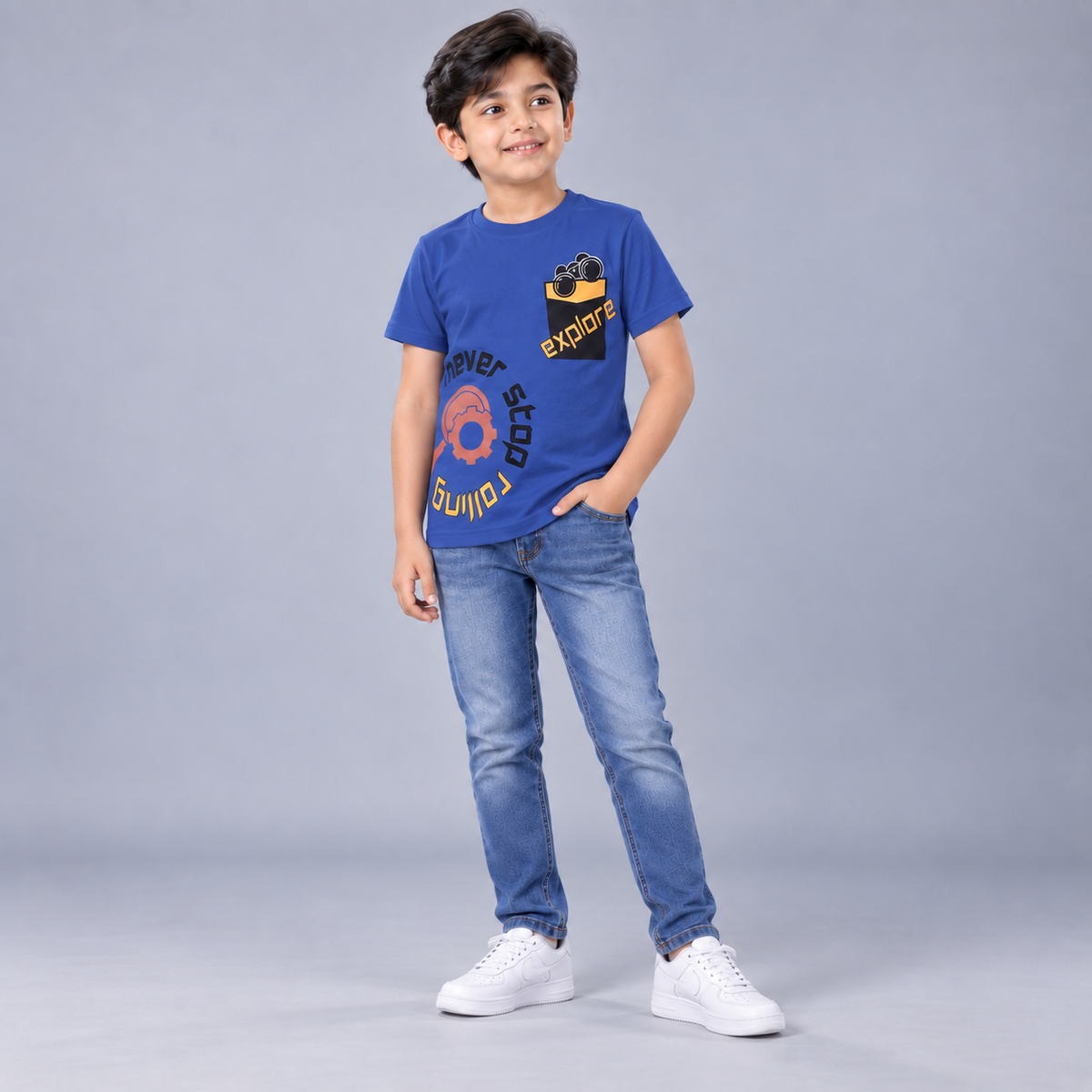 Winner Boys BLUE T Shirt 80256