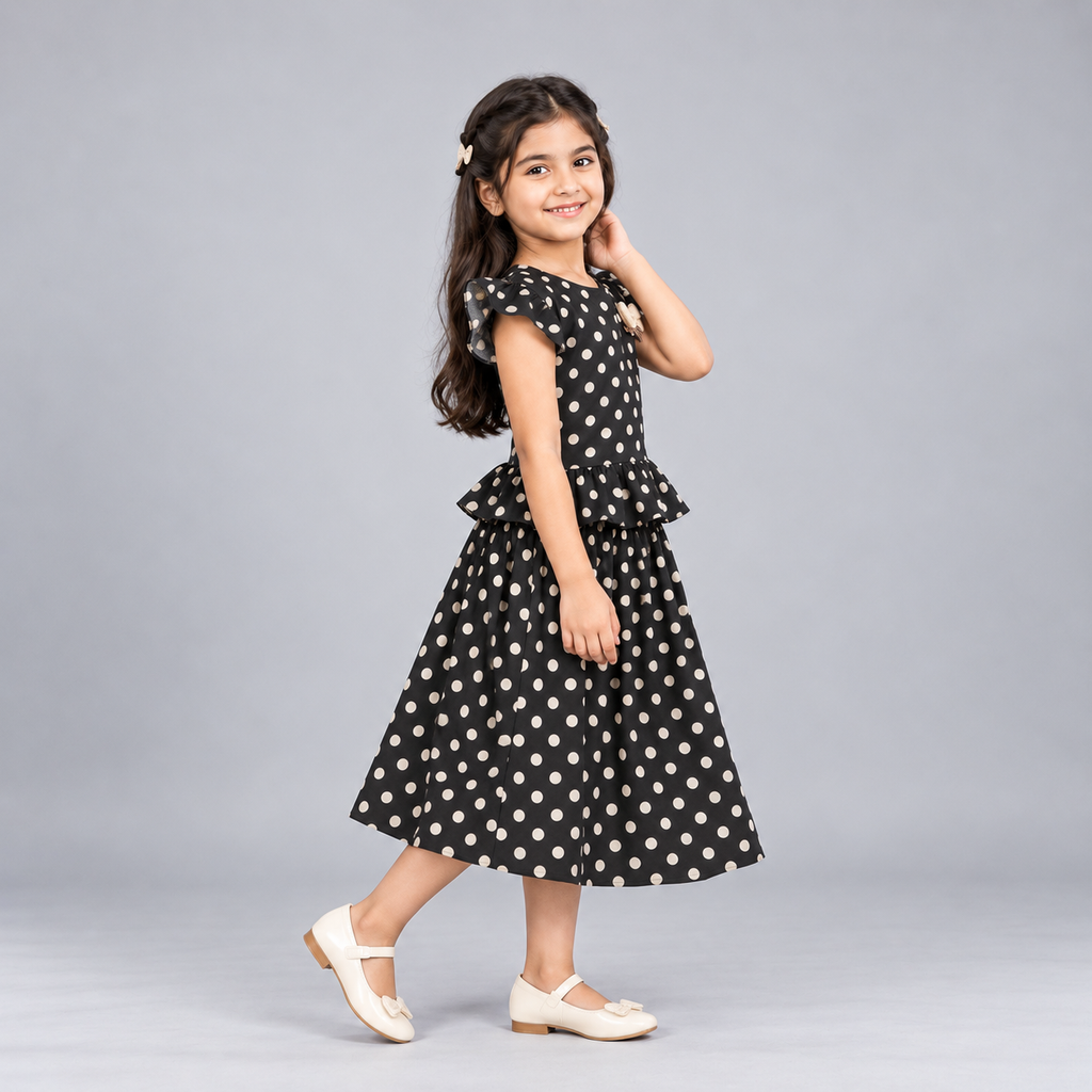 Winner Girls Baige Aop SKIRT TOP SET 80387