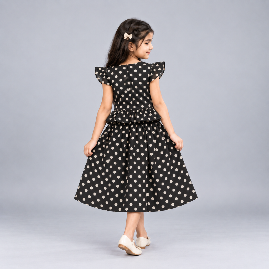 Winner Girls Baige Aop SKIRT TOP SET 80387