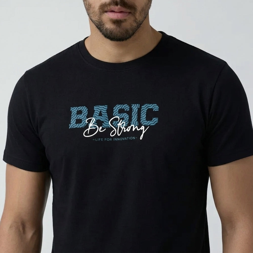Winner's Mens Black T Shirt - 80089