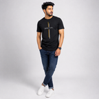 Winner Men's Black-43 T-Shirt - 73316