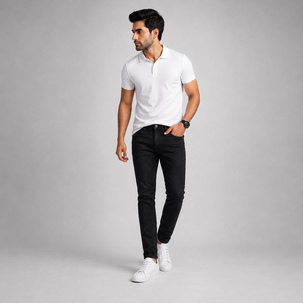 Winner Men's  Black-76  Denim Pant - 43820
