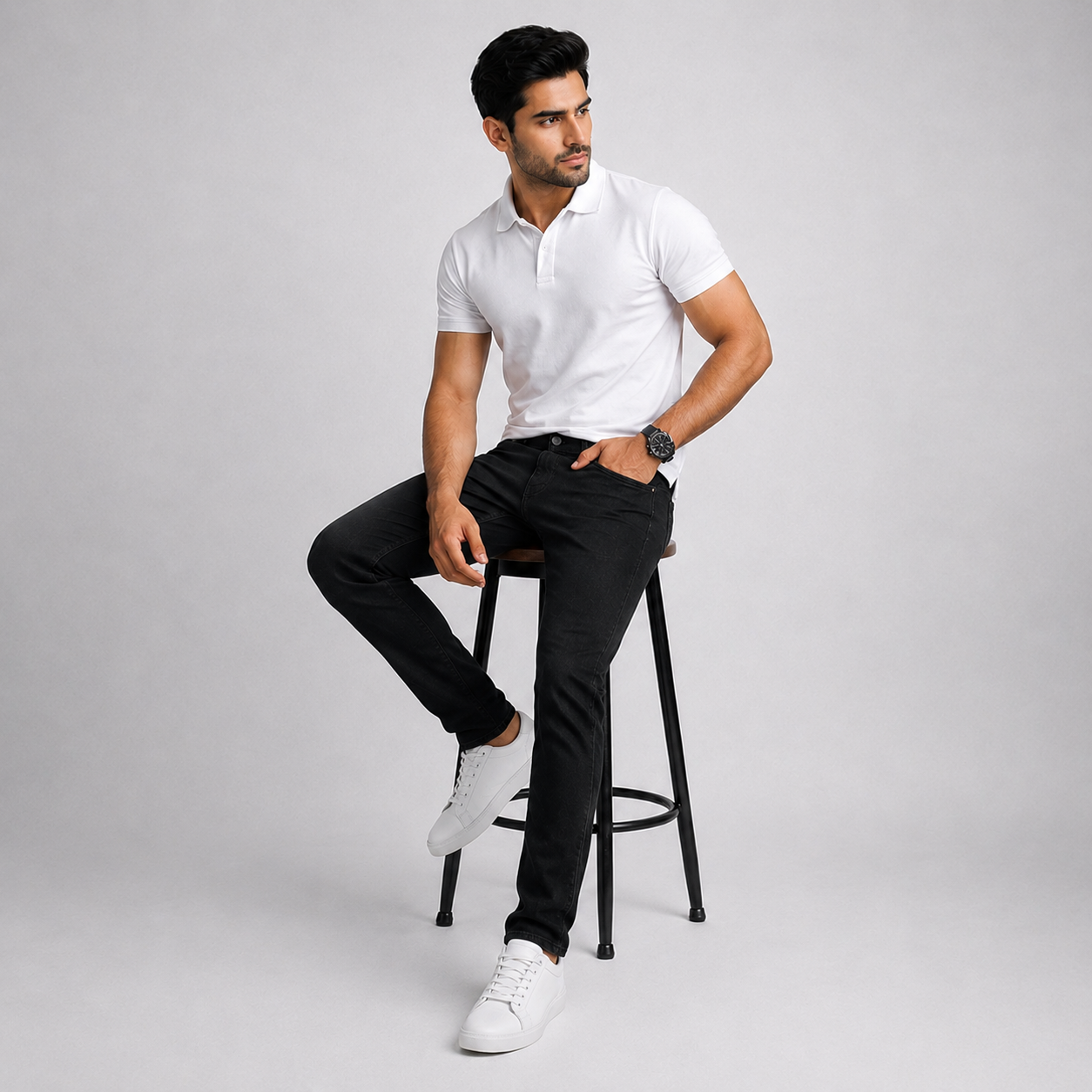 Winner Men's  Black-76  Denim Pant - 43820