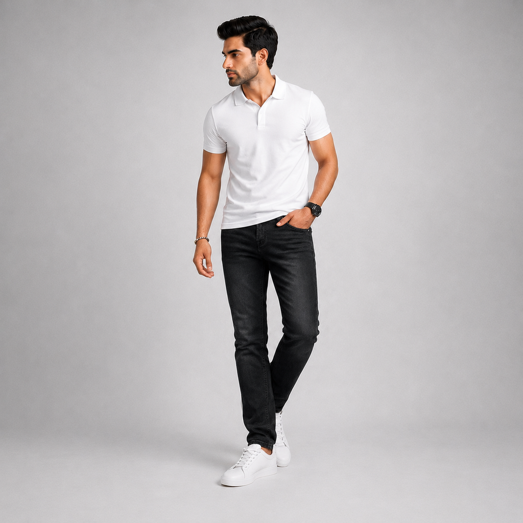 Winner Men's  Black-77  Denim Pant - 43820