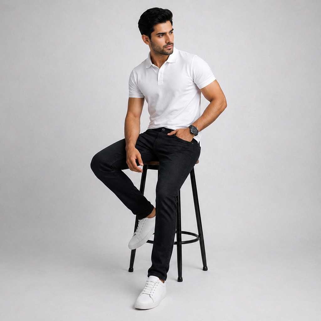 Winner Men's  Black-78  Denim Pant - 43820