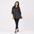 Winner' S  Black Aop Ladies Tops-73530