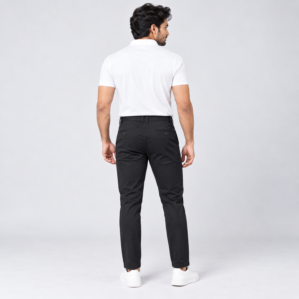 Winner Men's Black Gaberdin Pant 80334
