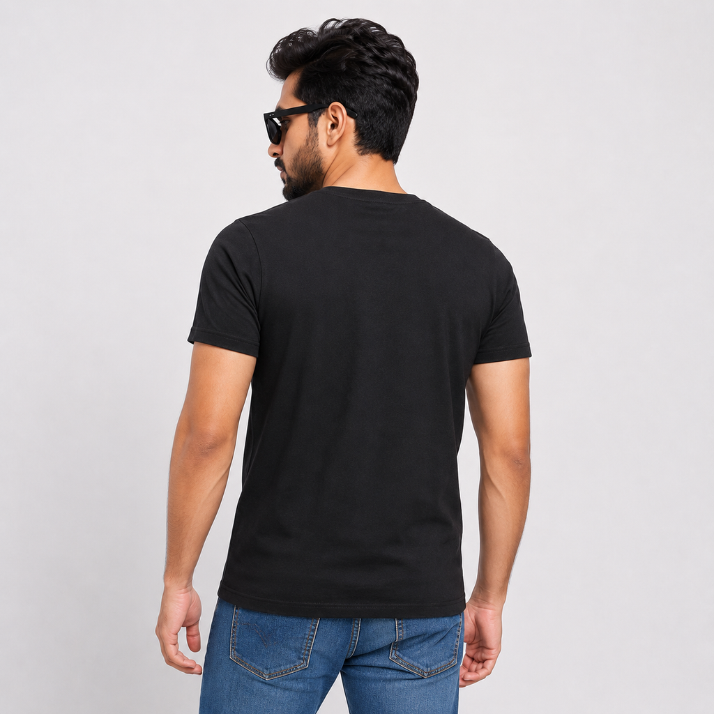 Winner Men's Black T-Shirt - 80273