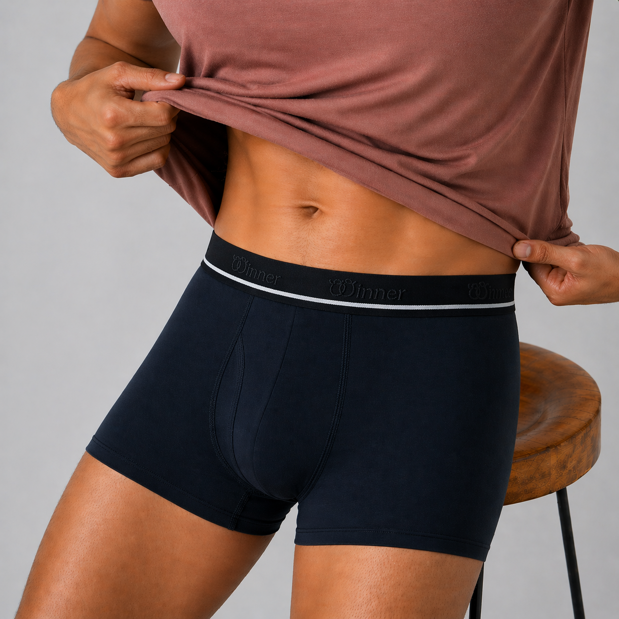 WINNER MEN'S  black Perfetto Boxer - 43754
