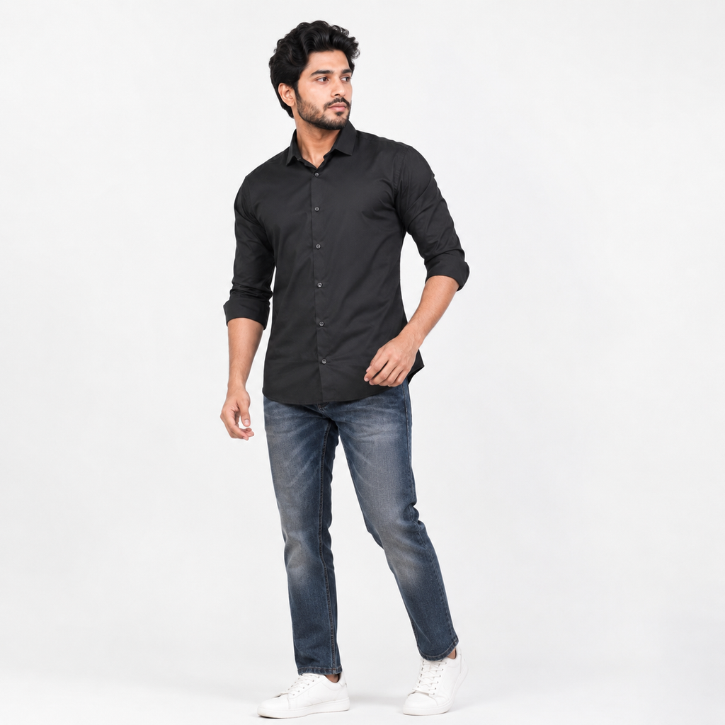 Winner Men's Black Shirt - 80295
