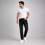 Winner Men's Black Denim Pant - 73529