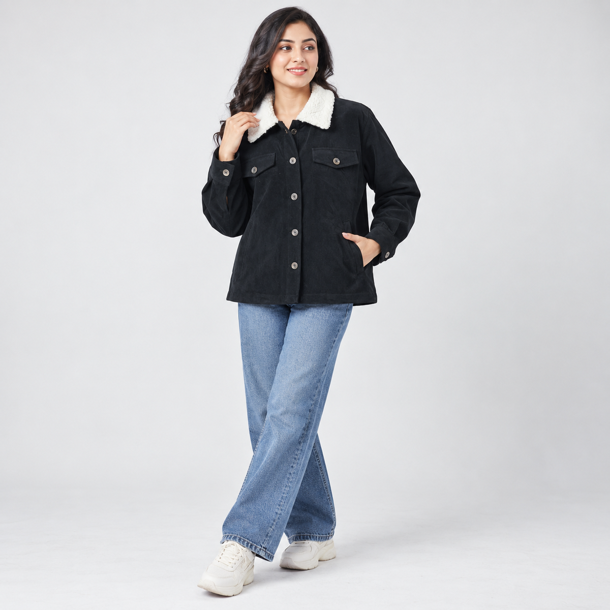 Winner Women's Black Jacket-73843