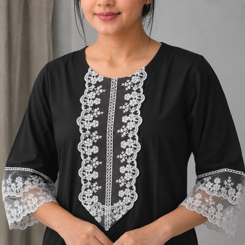 Black Ladies Cord Set  - 80004
