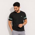 Black Slim Winner Men'S T Shirt - 73873