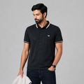 MEN'S BLACK POLO SHIRT - 73537