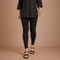 Winner's Black Womens Modern Fit Leggings -43716