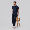 MEN'S BLACK POLO T-SHIRT - 73543