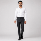 Winner Men's Black Formal Pant - 80174