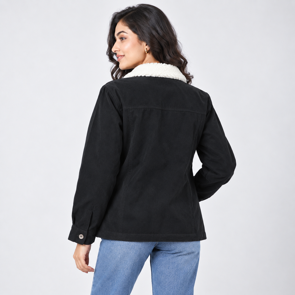 Winner Women's Black Jacket-73843