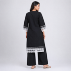 Black Ladies Cord Set  - 80004
