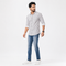 Winner Men's Black & White Stripe Shirt - 80294