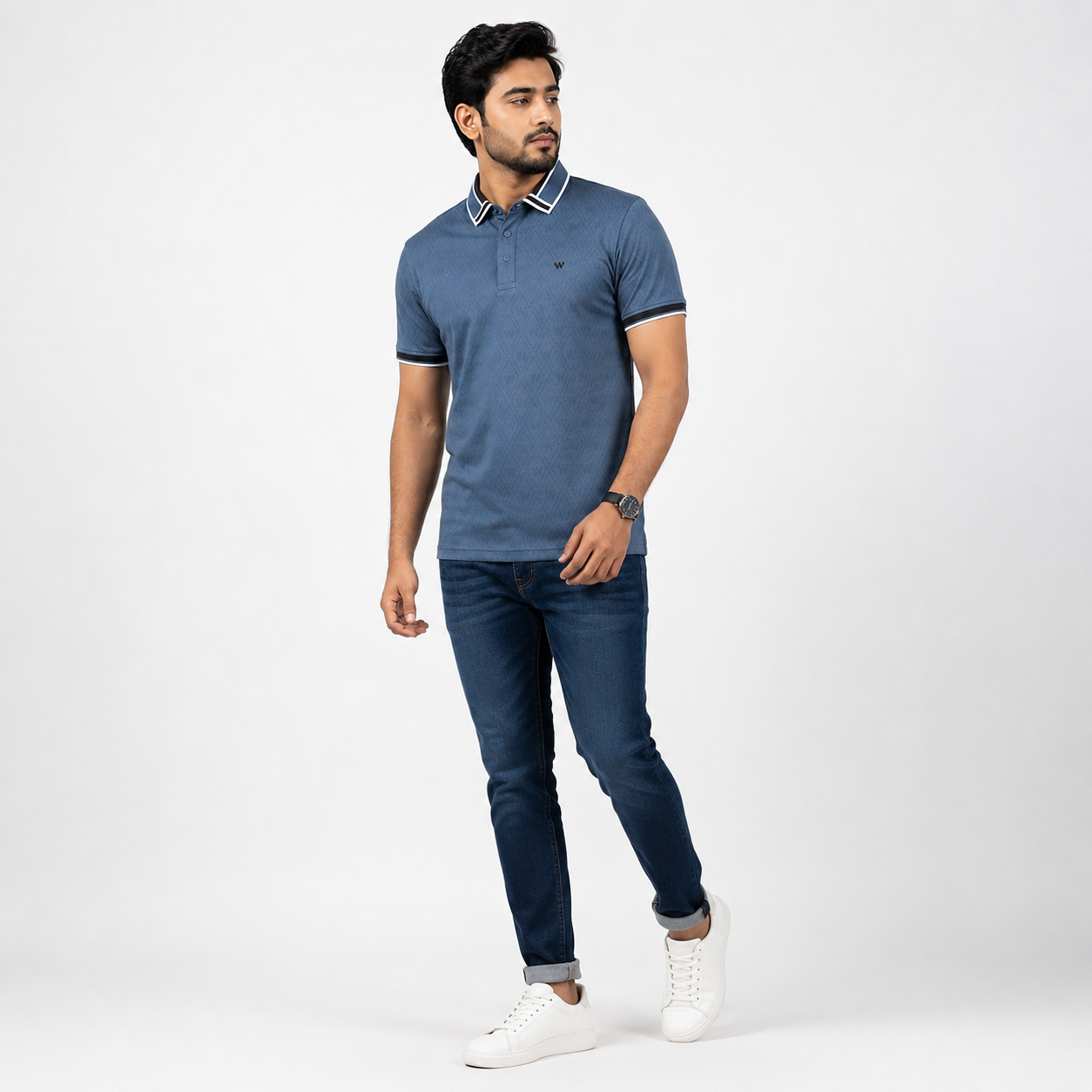 Winner MEN'S Blue C-29 POLO SHIRT - 80061