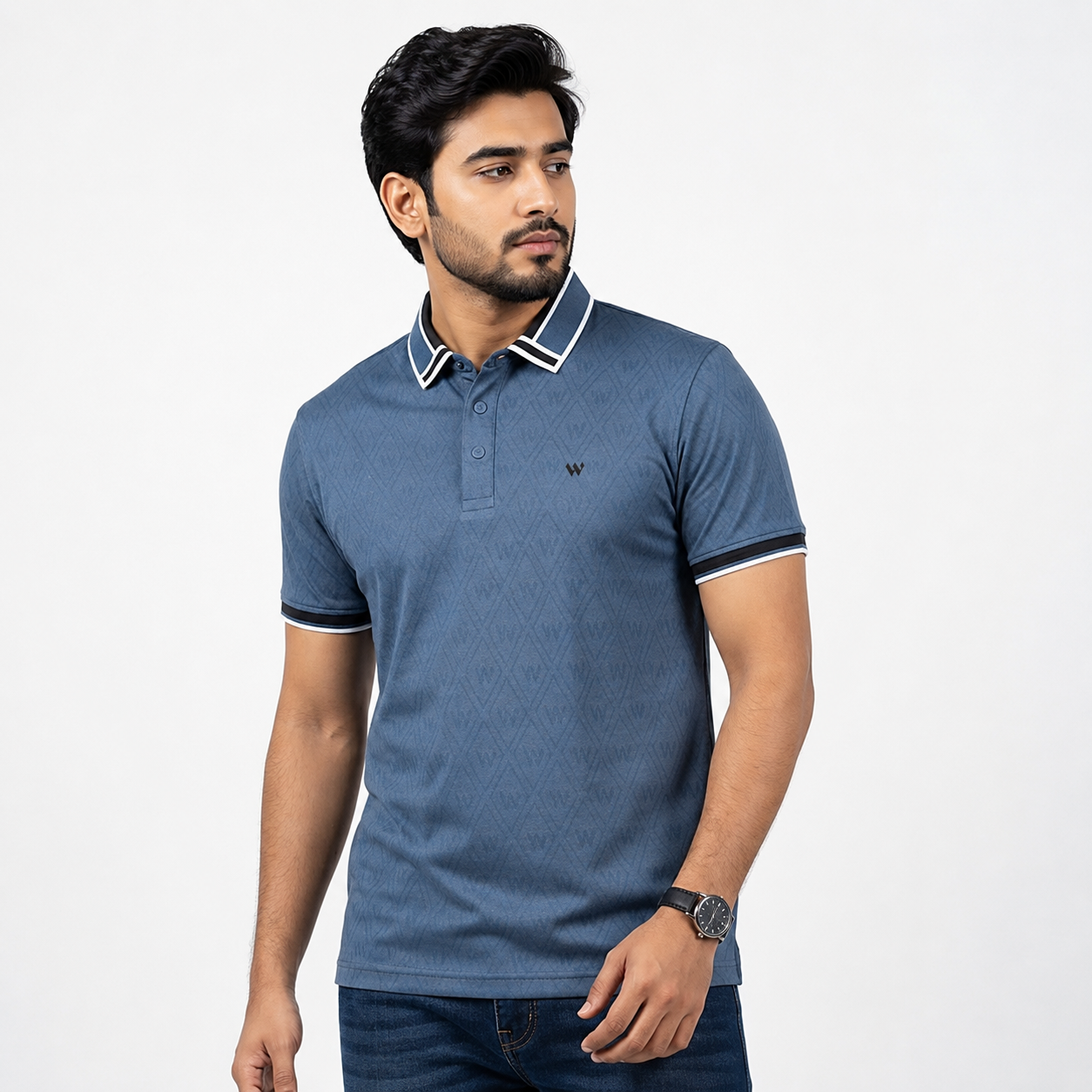 Winner MEN'S Blue C-29 POLO SHIRT - 80061