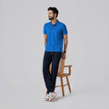 Winner Mens Blue Qartiz Polo Shirt - 55462