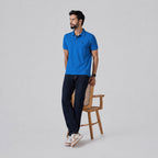 Winner Mens Blue Qartiz Polo Shirt - 55462