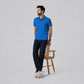 Winner Mens Blue Qartiz Polo Shirt - 55462