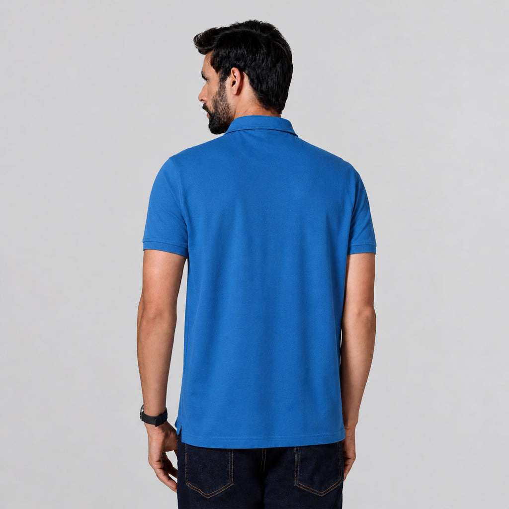 Winner Mens Blue Qartiz Polo Shirt - 55462