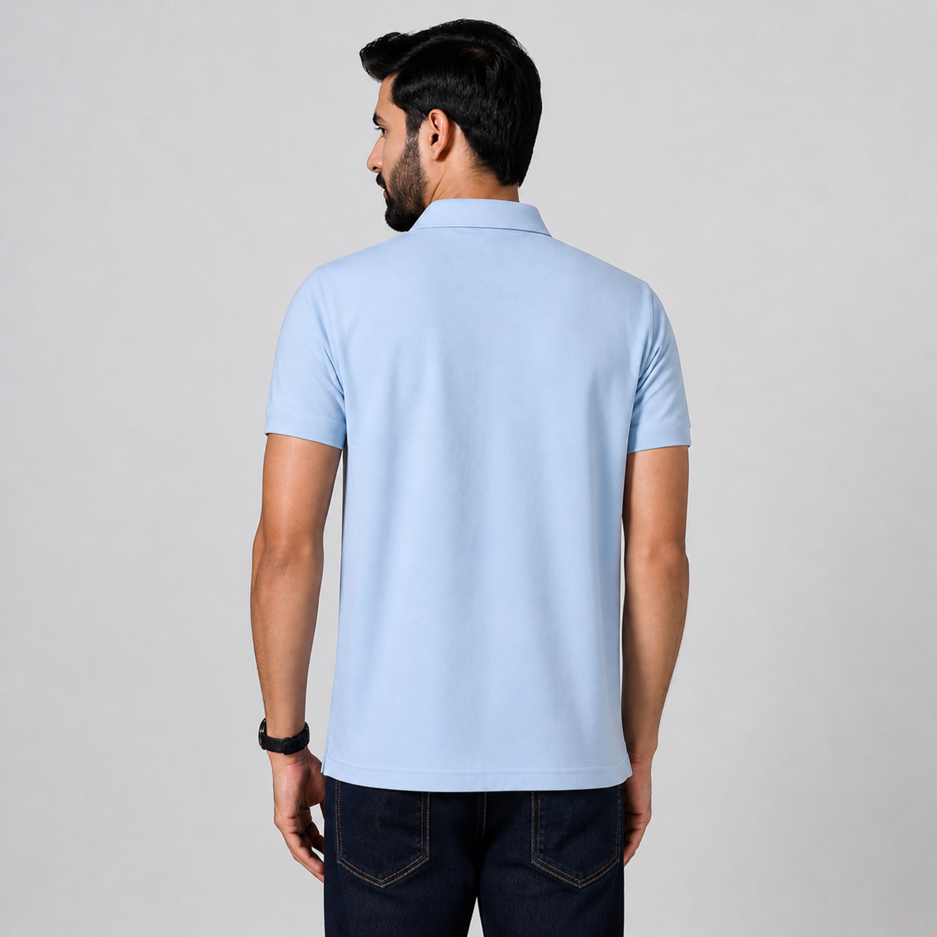 Winner's Mens Blue Polo T Shirt - 73583