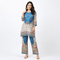 Winner Blue Ladies Cord Set - 80189
