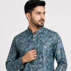 Winner Mens Blue Panjabi - 73915