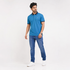 Winner Men's Blue B-24 Polo Shirt - 80059