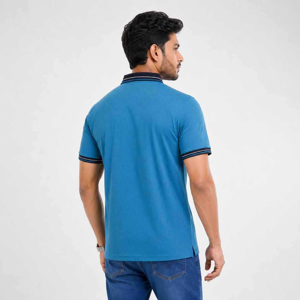 Winner Men's Blue B-24 Polo Shirt - 80059