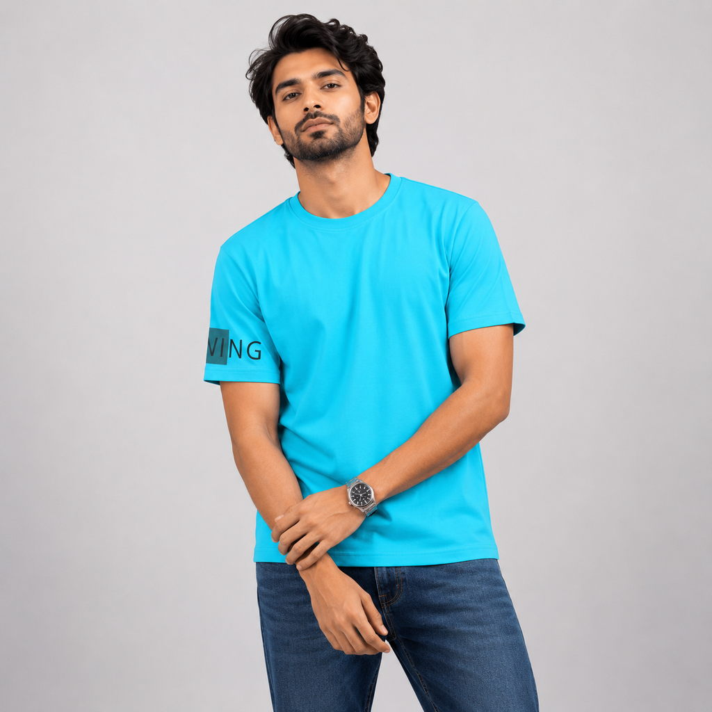 Blue Bard Slim Winner Men'S T Shirt - 73871